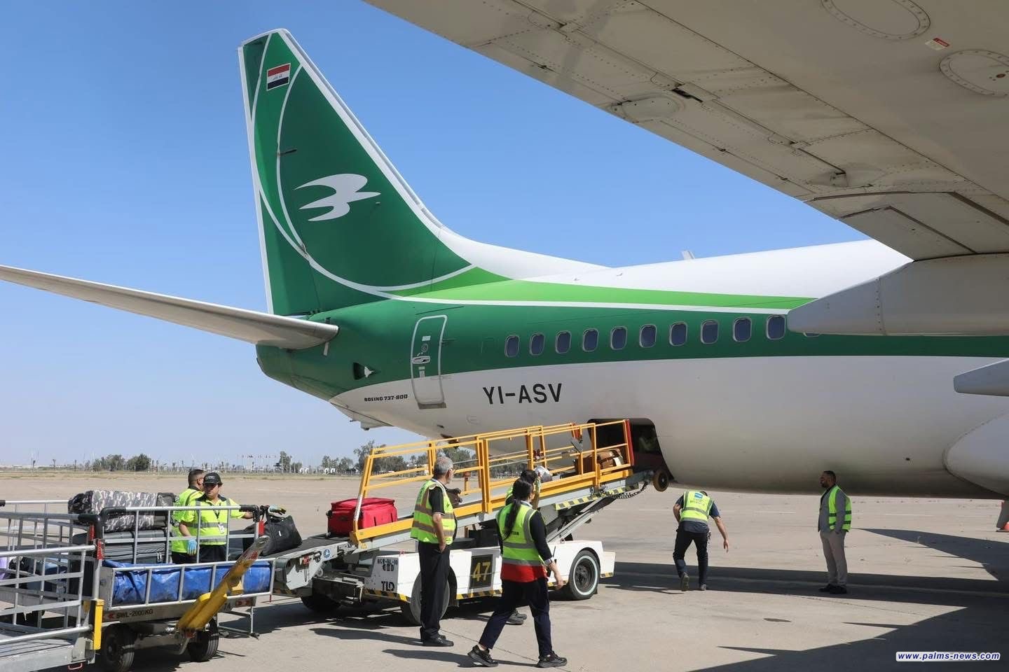 حركة متصاعدة للمسافرين في مطار بغداد الدولي تزامناً مع توسّع الخطة التشغيلة لشركة الخطوط الجوية العراقية.