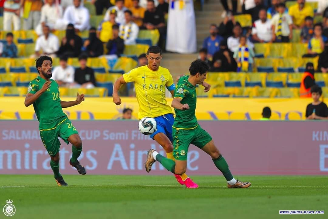 بهدف كرستيانو رونالدو الشرطة يخسر من النصر السعودي في نصف نهائي البطولة العربية