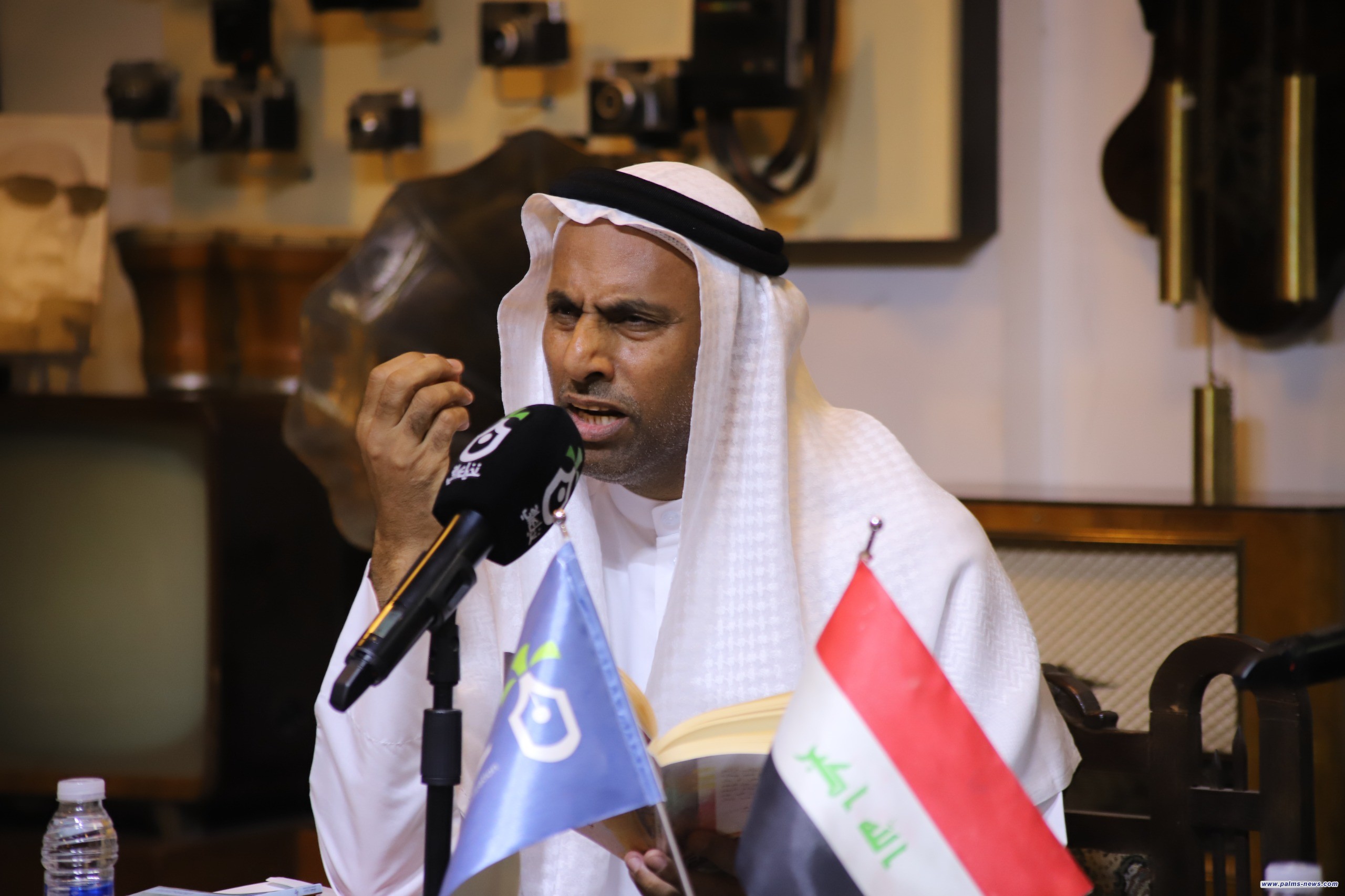 يوسف ال ابرية في ضيافة منظمة نخيل عراقي