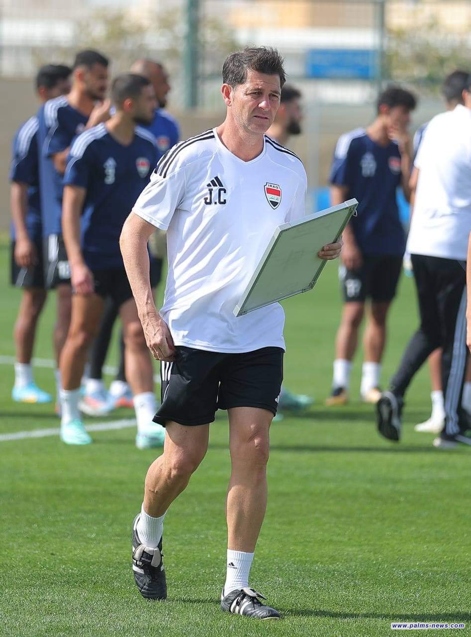 المنتخب العراقي يكثف تدريباته قبل مواجهة اليابان