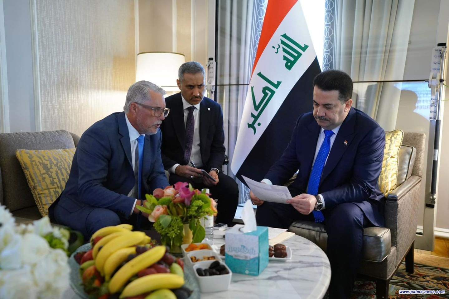 السوداني يبحث مع شركة ستيلر إنيرجي الأميركية الإسراع بإنجاز محطتي مدينة الصدر وكركوك