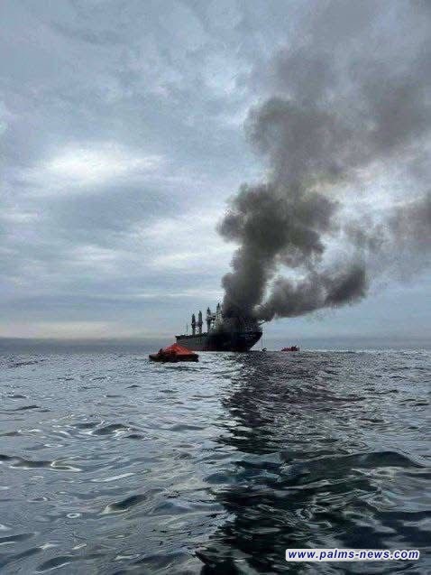 إيران تعلّق على إحراق باخرة تايلندية في مضيق هرمز: هذه عاقبة العبور غير المجاز في المضيق.