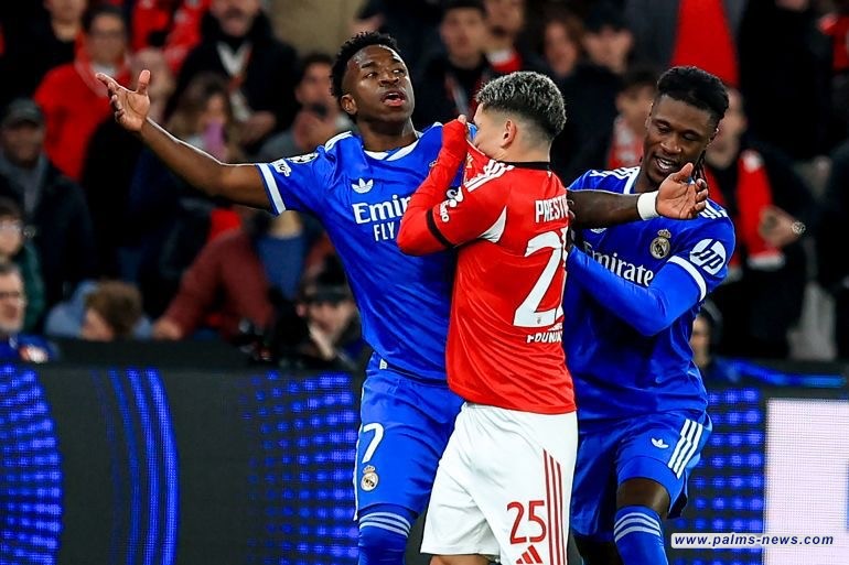 إيقاف مؤقت للاعب بنفيكا بريستياني بسبب إساءة عنصرية لفينيسوس