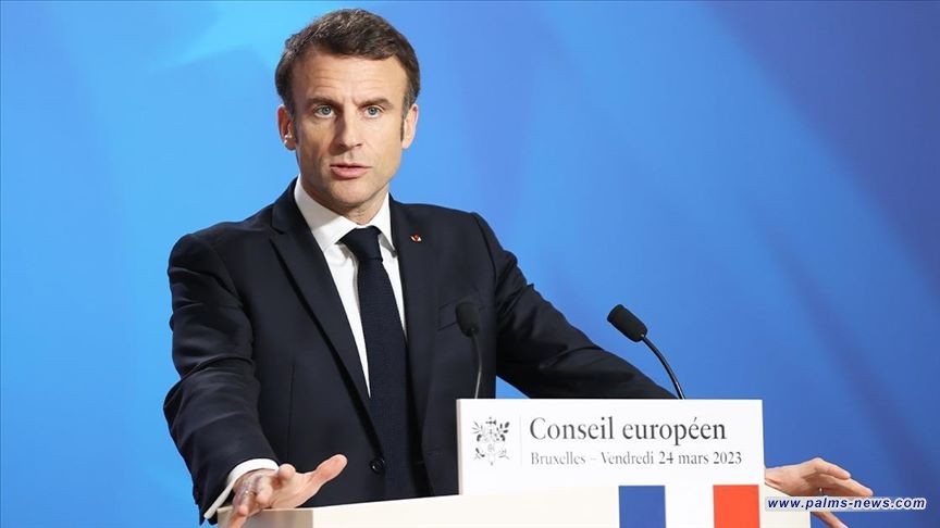 ماكرون يندد بعنف المحتجين على تعديل سن التقاعد : لن ارضخ لها