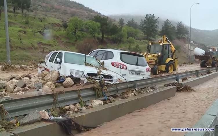 بسبب السيول .. أكثر من 200 سيارة متضررة في دهوك