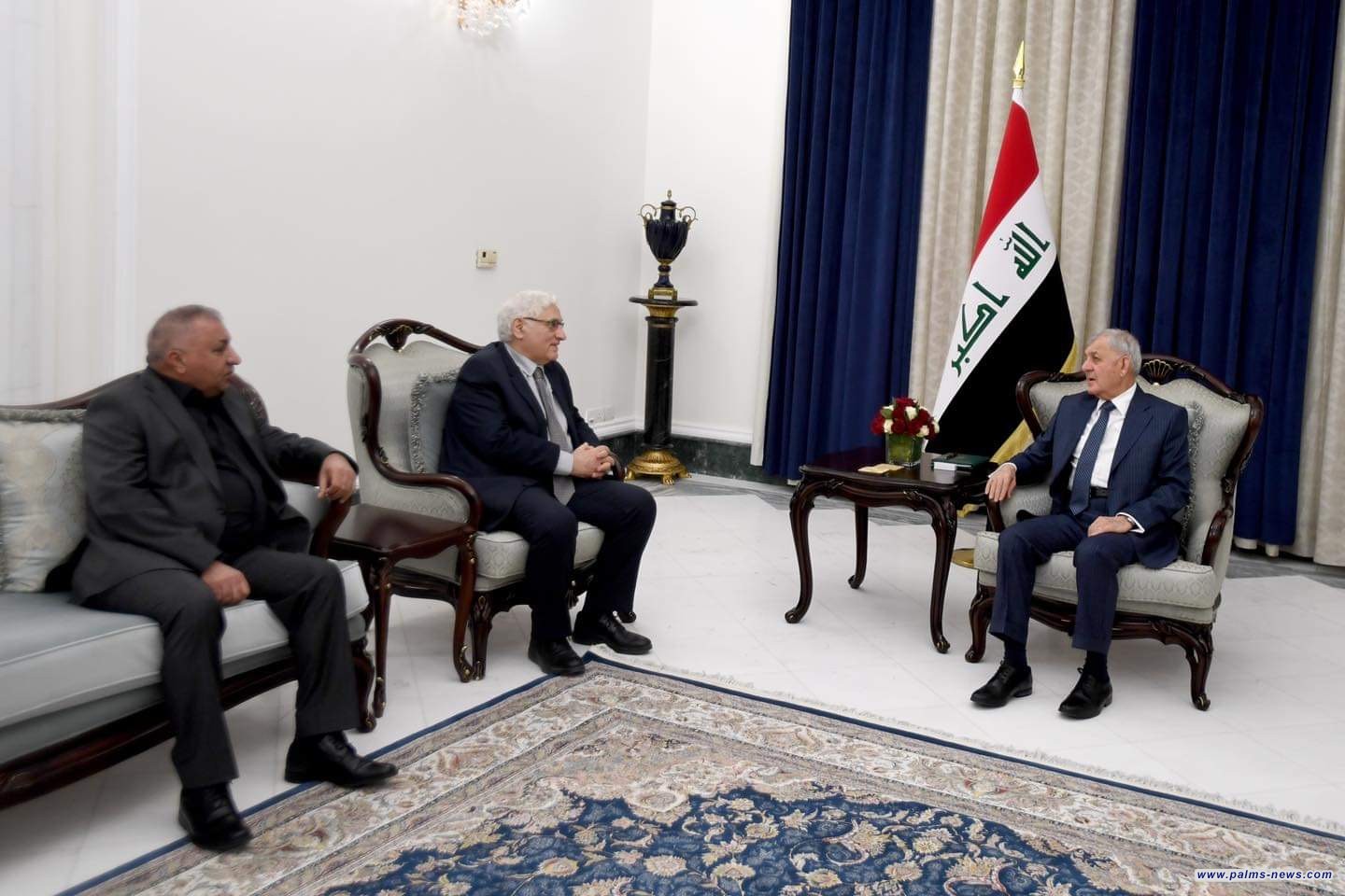 الرئيس العراقي : نؤكد على أهمية ترسيخ الأمن والاستقرار في العراق