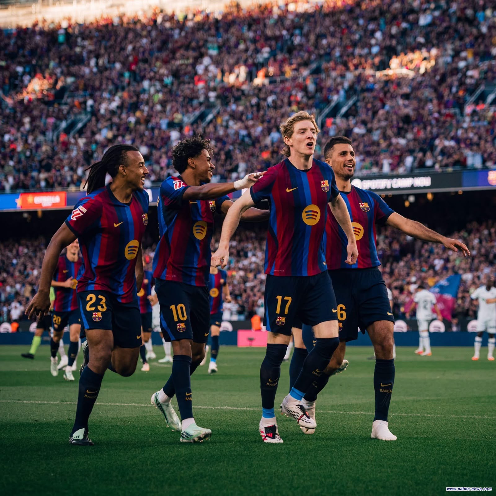 برشلونة يعيد كتابة التاريخ ببداية مثالية في الليغا
