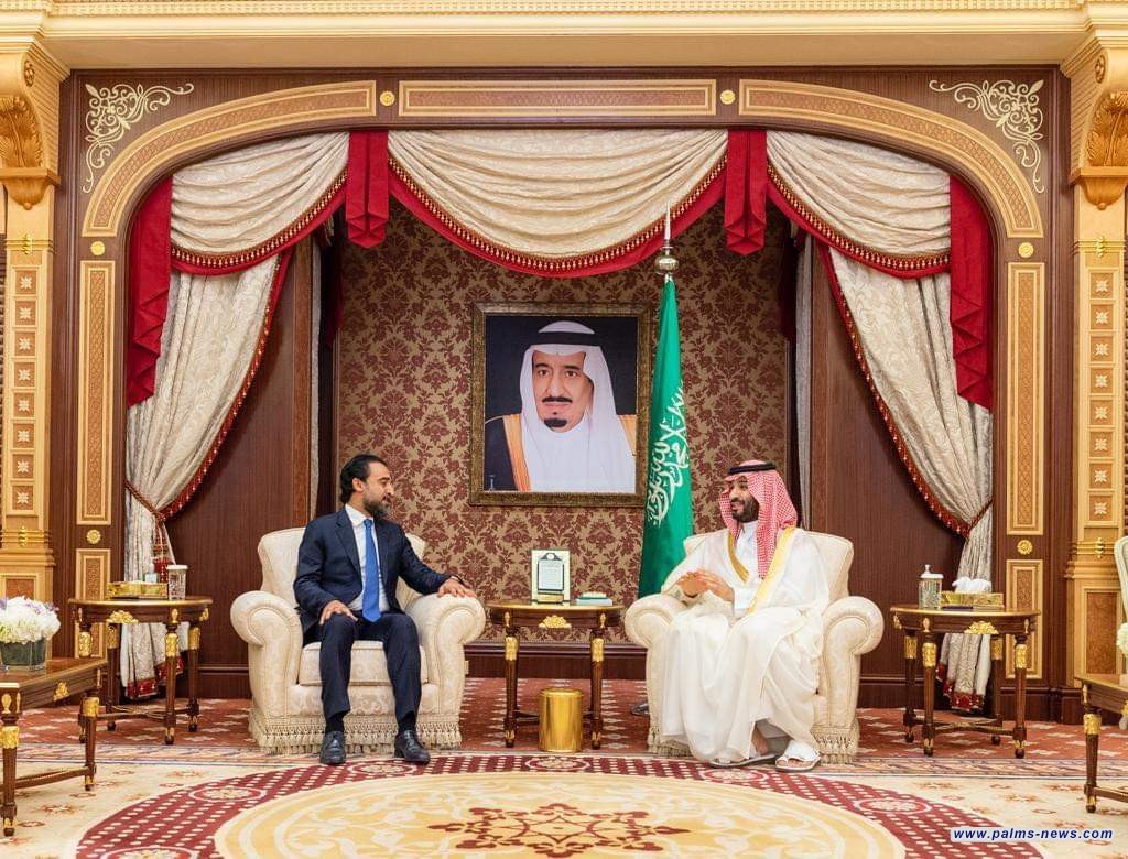 بن سلمان يستقبل الحلبوسي في الرياض