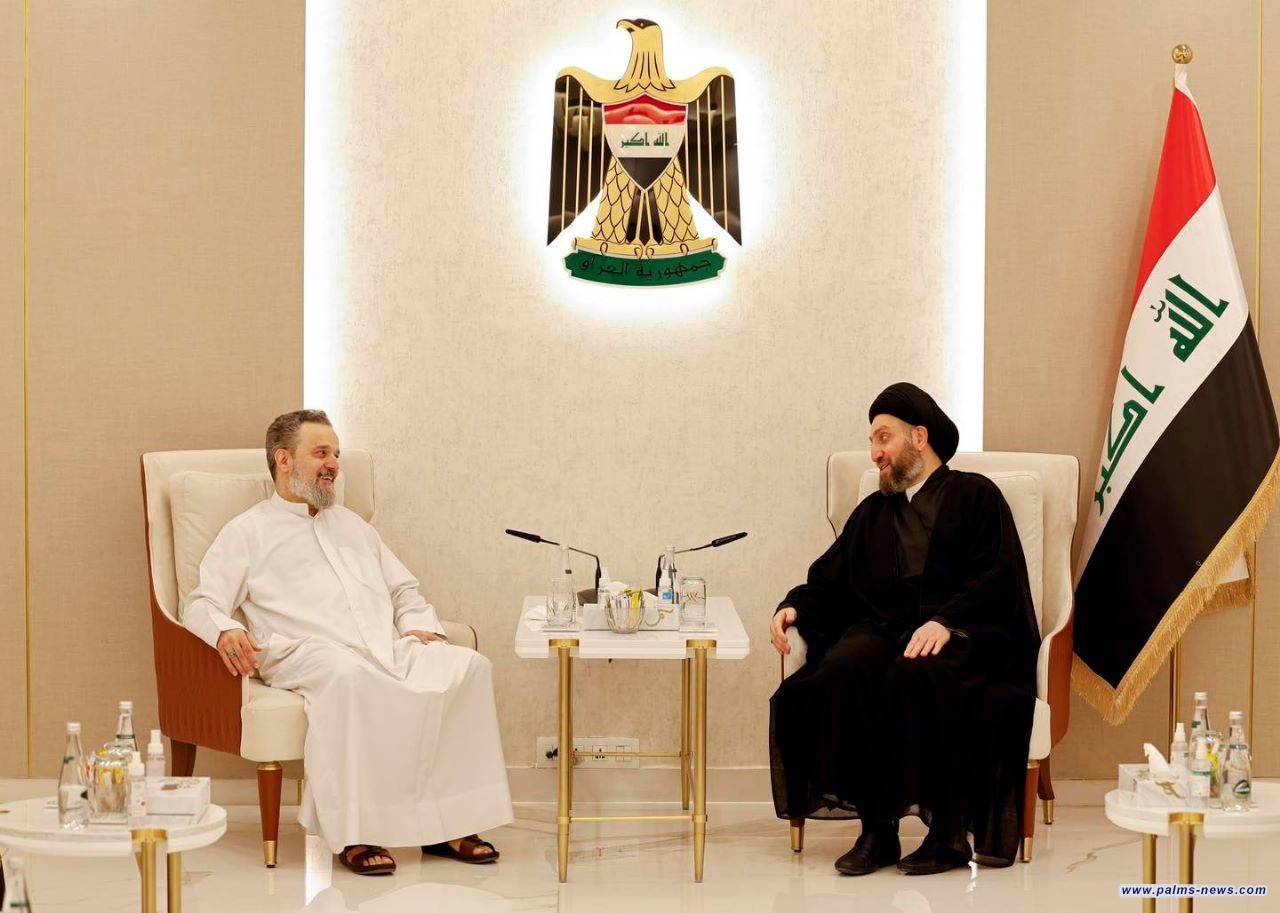 رئيس تيار الحكمة عمار الحكيم خلال لقائه بالملا الحاج باسم الكربلائي : الشعائر الحسينية حفظت الإسلام في العراق.
