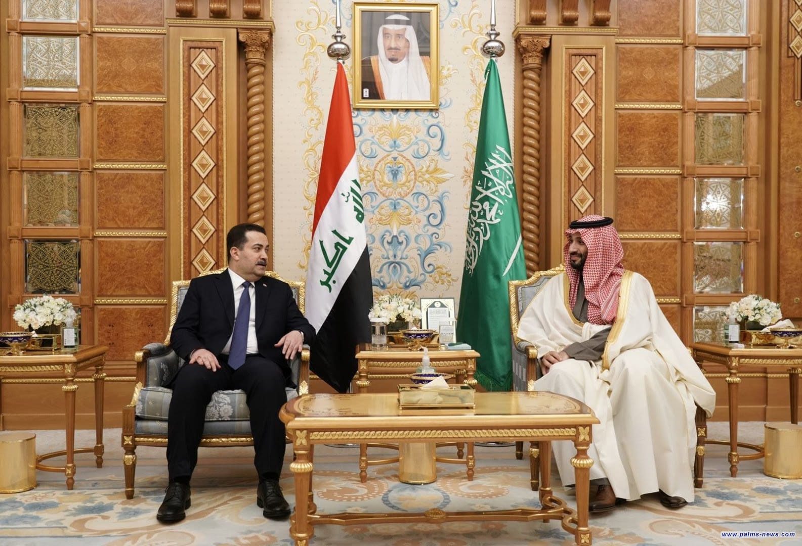 ولي العهد السعودي يبارك للعراق أحراز خليجي 25