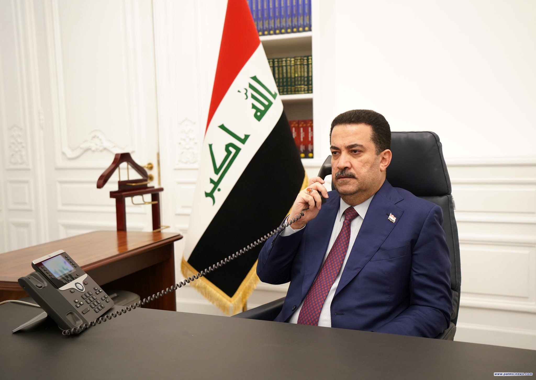 السوداني يوجه بتكريم لاعبي المنتخب الوطني بعد التأهل للملحق العالمي.