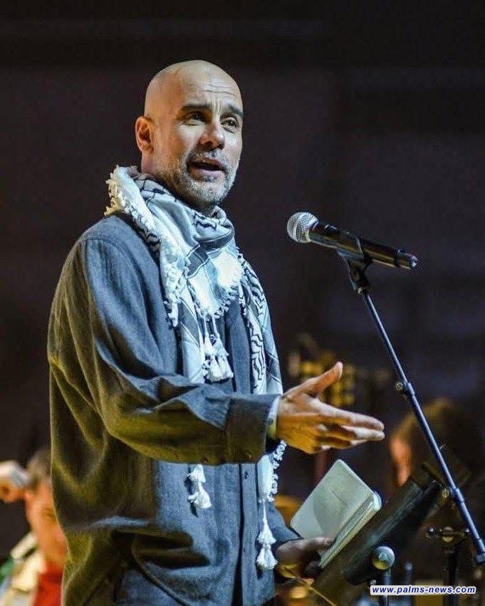 بيب غوارديولا: علينا أن نقف مع فلسطين في كل يوم