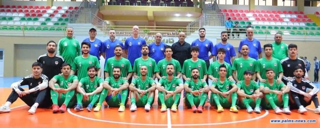 المنتخب العراقي لكرة الصالات يباشر تدريباته تحضيراً لبطولة غرب آسيا