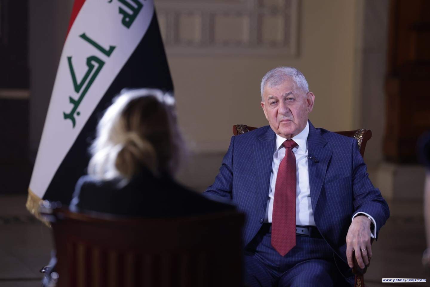 الرئيس العراقي : العراق ومنذ البداية مع حقوق الشعب الفلسطيني في إقامة دولته المستقلة