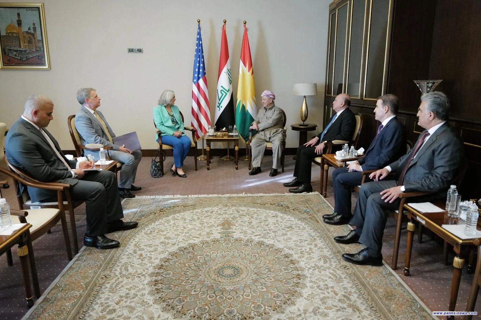 رومانسكي تعلن دعم الإدارة الأمريكية لزيارة بارزاني لبغداد