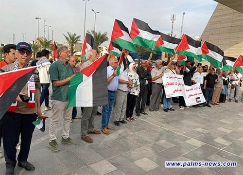 العراق يشهد فعاليات احتجاجية منددة بالجرائم الصهيونية المستمرة ضد الشعب الفلسطيني