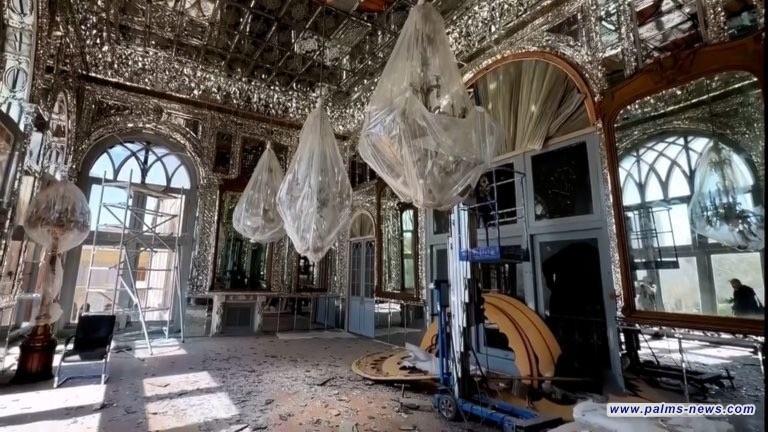 تضرر قصـر غولستان التاريخي في طهران نتيجة العدوان