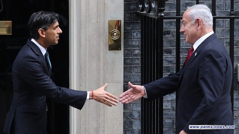 سوناك يؤكد دعمه لإسرائيل بإرسال طائرات مراقبة تابعة لسلاح الجو الملكي البريطاني وسفينتين تابعتين للبحرية الملكية وثلاث مروحيات من طراز ميرلين