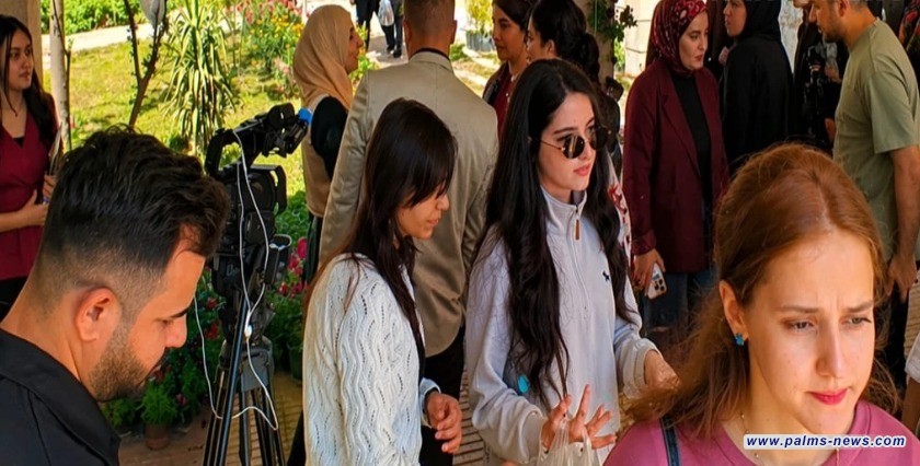 جامعة السليمانية تحتضن معرضاً للزهور ومنتجات الطلبة