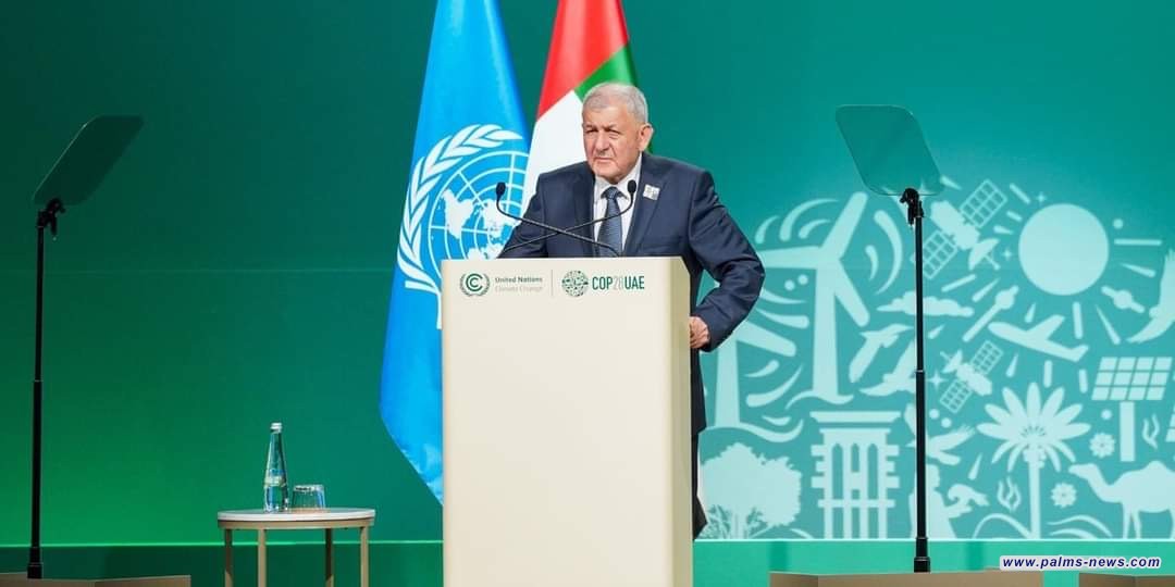 الرئيس العراقي : على المجتمع الدولي اتخاذ موقف ضد الانتهاكات بحق الشعب الفلسطيني