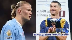 رونالدو وهالاند يتصدران سباق الهدافين العالميين لعام 2023