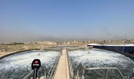 أمين بغداد يفتتح مشروع محطة معالجة مياه الصرف الصحي في الرستمية