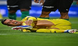 ‏ كرستيانو رونالدو يغيب لمدة من أسبوعين إلى 4 أسابيع بسبب الإصابة التي تعرض لها في مباراة الفيحاء.