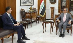 زيدان يبحث مع المندلاوي اقرار القوانين ذات الصلة بعمل القضاء