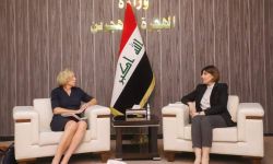 جابرو تبحث مع السفيرة الاسترالية   دعم النساء النازحات