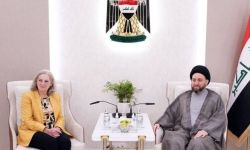 السفيرة الأمريكية ألينا رومانوسكي : اتفقت مع عمار الحكيم على ضرورة وقف الهجمات ضد المنشآت الأمريكية