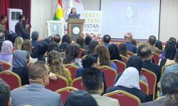 إزاحة الستار عن تمثال ليلى قاسم بحلته الجديدة في اربيل